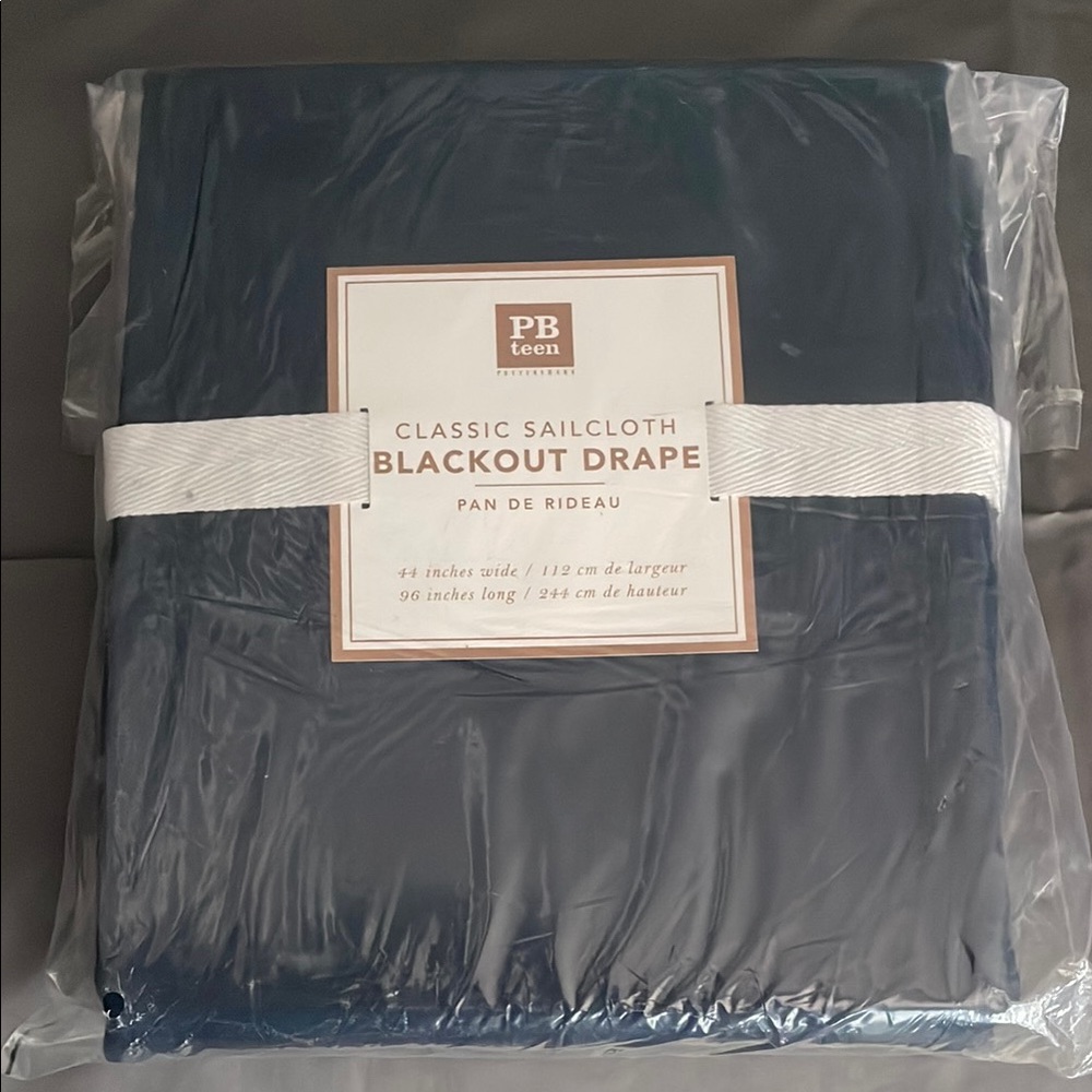 PB Teen Classic Sailcloth Blackout Drapes (2 panels)